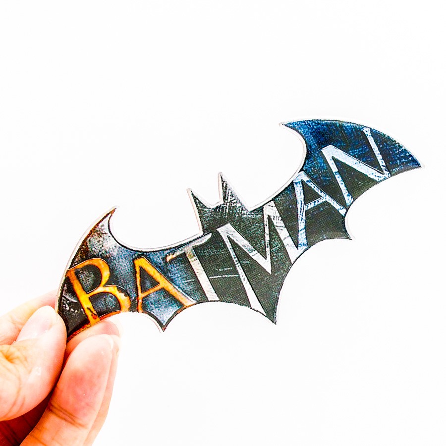 Batman hình cánh dơi - Sticker hình dán metal kim loại - STICKER FACTORY