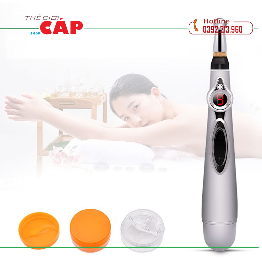 Bút Châm Cứu Trị Liệu Xung Điện Massager Pen W-912 Cao Cấp