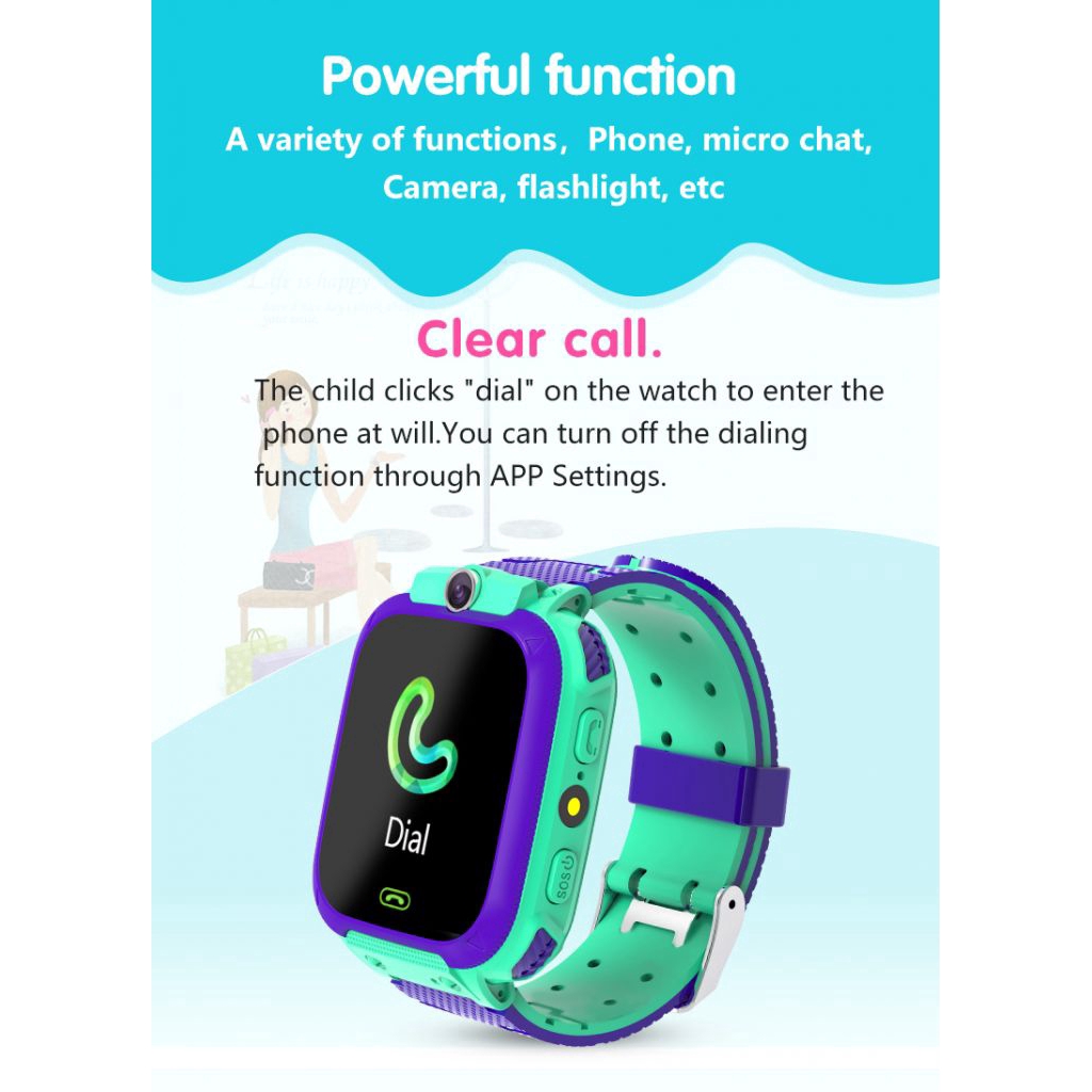 【COD】Q12 Anti Lost Smart Watch LBS Kid SmartWatches Baby Watch 1.44 Inch Waterproof Voice Chat LBS Finder Locator Tracker | BigBuy360 - bigbuy360.vn
