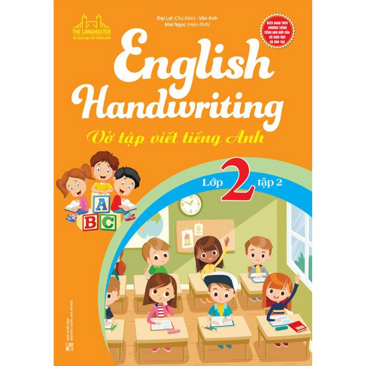 Sách Bổ Trợ - English handwriting - Vở tập viết tiếng Anh lớp 2 tập 2