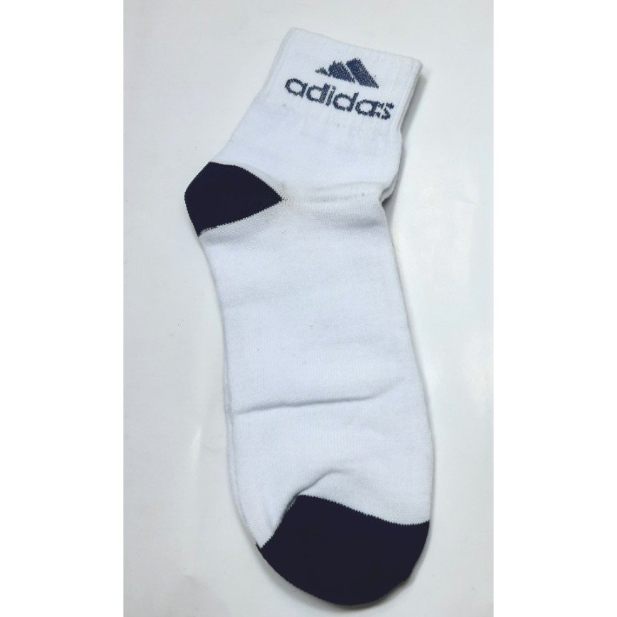 TẤT VỚ NAM CỔ TRUNG In chữ adidas trên cổ vớ Chất liệu thun cotton Thoáng mát Thấm hút mồ hôi