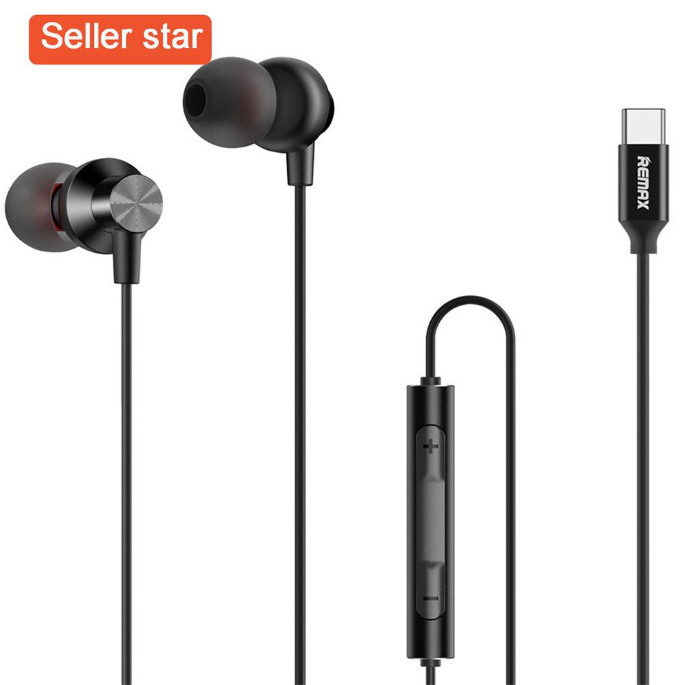 [NEW] REMAX RM-560 Wired Earphone Type-C Interface In-Ear Three-button Wire Control Durable With Microphone