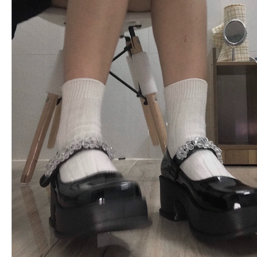 (FREESHIP - CÓ SẴN) Giày Búp bê nữ - giày Lolita nữ đế cao phong cách Ulzzang | BigBuy360 - bigbuy360.vn