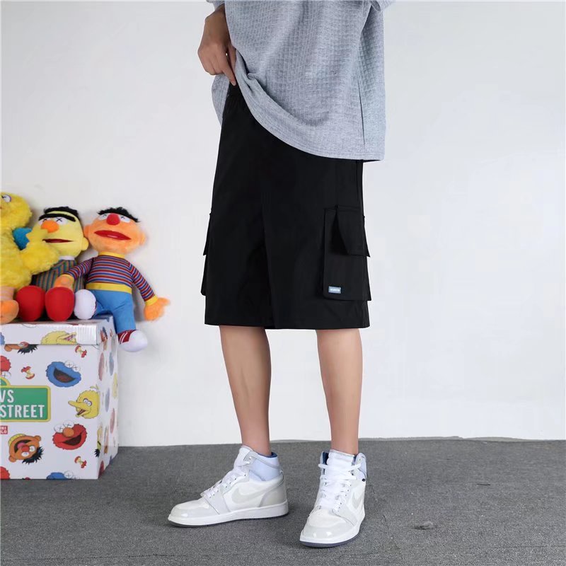 Quần Short Thể Thao Có Túi Lớn Phong Cách Hàn Quốc Thời Trang Cho Nam