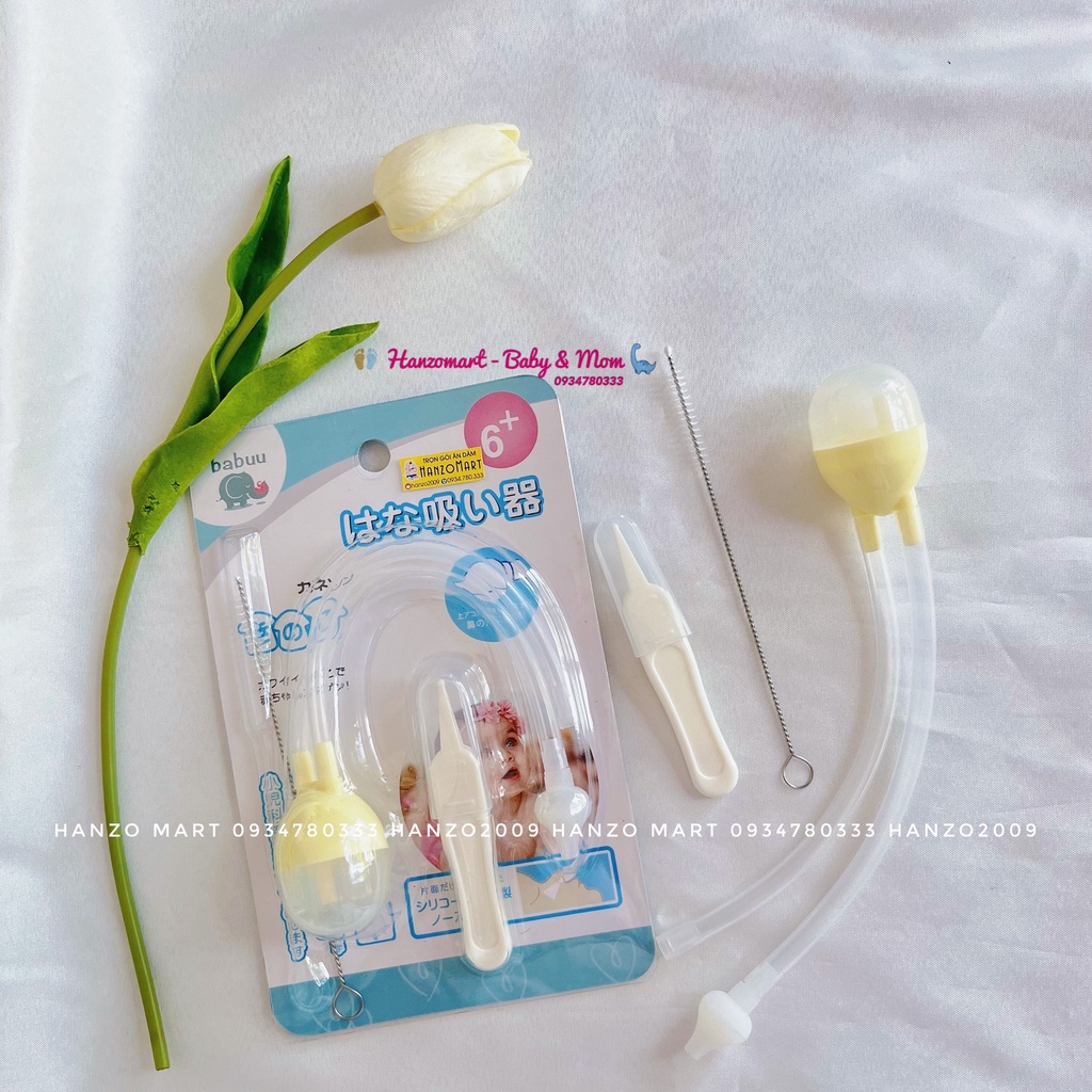 Dụng cụ hút mũi kèm kẹp gắp baby babuu - ảnh sản phẩm 5