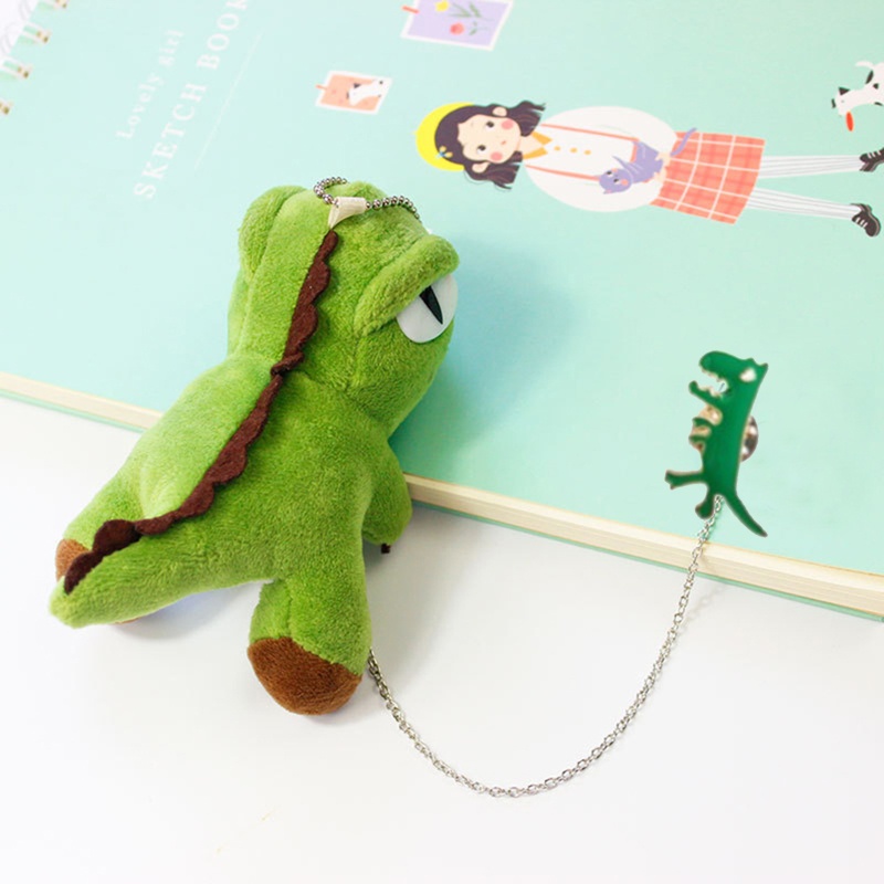 Ghim Cài Áo Hình Khủng Long / Gấu Trúc Nhồi Bông Dễ Thương Cho Nam Và Nữ