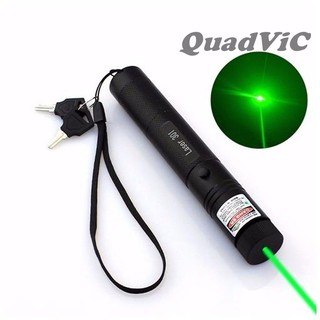 Đèn pin Laser Laze MV – 303 (Đen) tia xanh được tặng pin sạc và sạc loại 1 QUADVIC.COM NÔ197