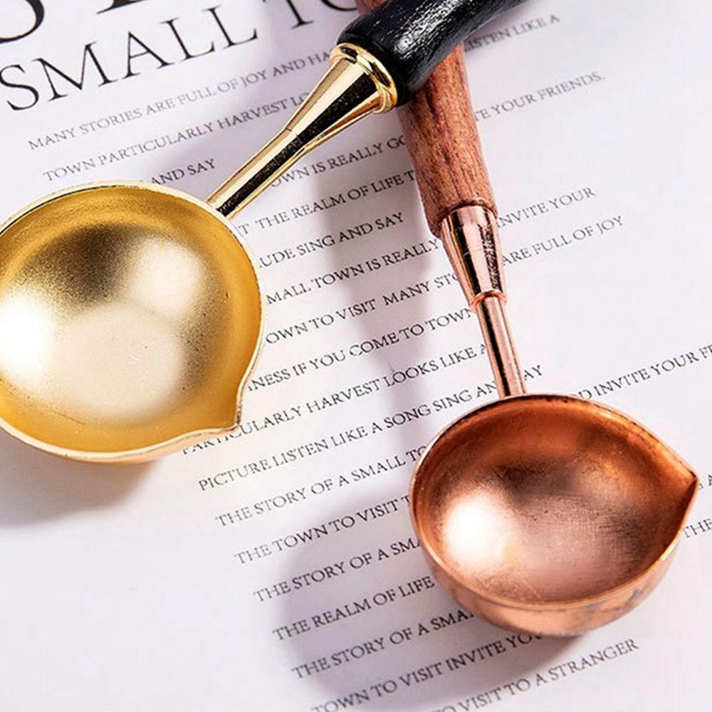 YIYU 1 Muỗng Nung Sáp Niêm Phong Thiệp Mời N1N Bằng Thép Không Gỉ