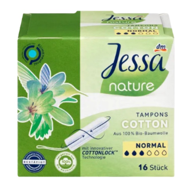 Băng vệ sinh Dành cho da nhạy cảm Tampon Jessa - Đức
