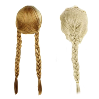 Tóc giả hóa trang công chúa anna elsa 2