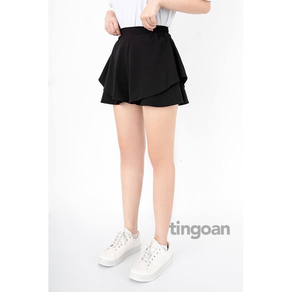 TINGOAN® - Quần váy xoè 2 tầng cạp chun co giãn đen NORTHIE SKORTS/ BL VER2 phiên bản mới nhất cuối tháng 6 năm 2023