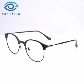 Kính cận nữ mắt tròn viền khuyết Vienmattw1.Official-2736+Nhận cắt CẬN VIỄN LOẠN chất lượng cao