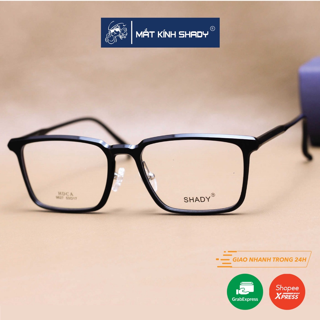 Gọng Kính Cận Nhựa Acetate Unisex Shady G2051 (Nhiều Màu)