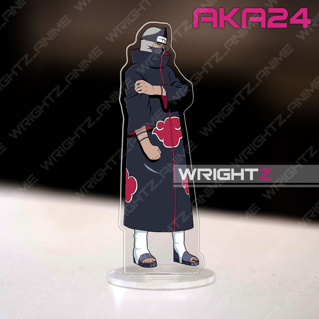 Mô hình Standee bằng arcrylic Naruto anime manga Akatsuki decor góc học tập trang trí bàn làm việc cao 15cm