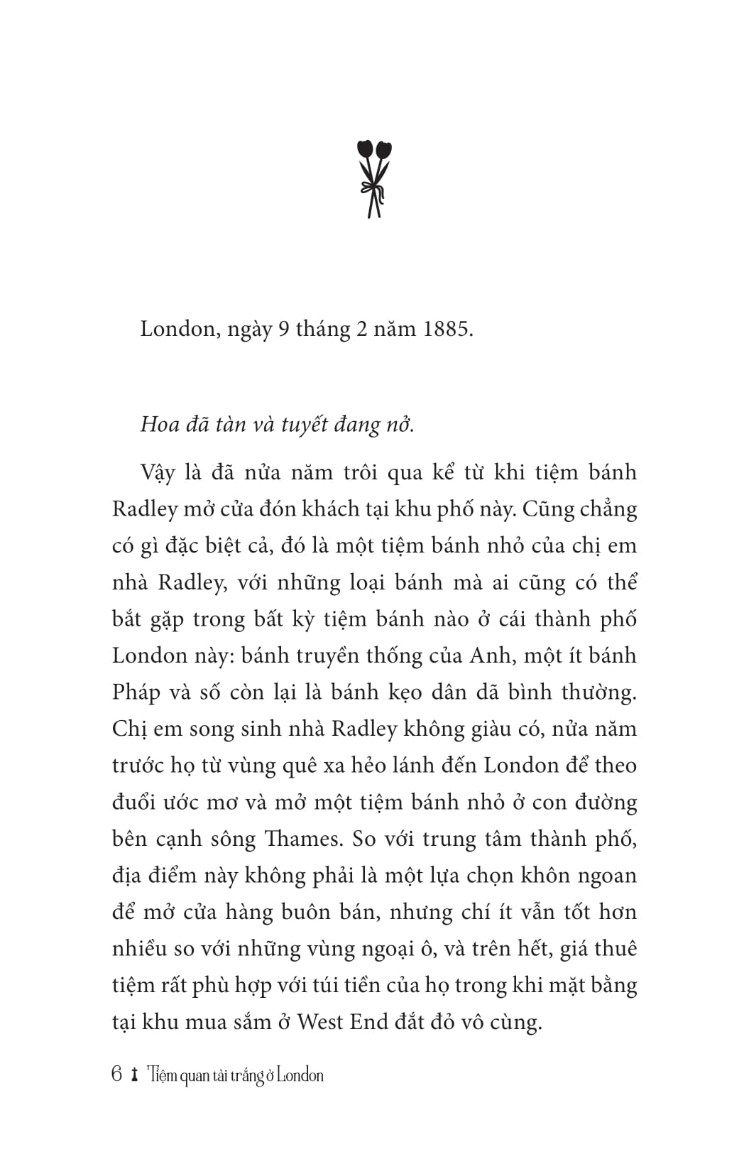 Sách Hoa Cho Người Chết - Tập 1: Tiệm Quan Tài Trắng Ở London