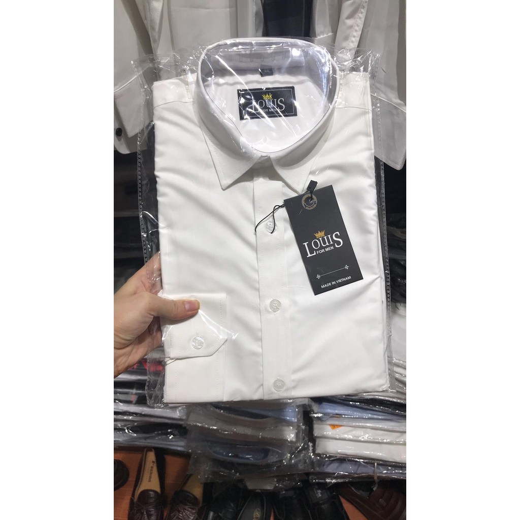 Áo Sơ Mi Trắng Form Dáng Trẻ Trung Hàng Đẹp Chất Cotton