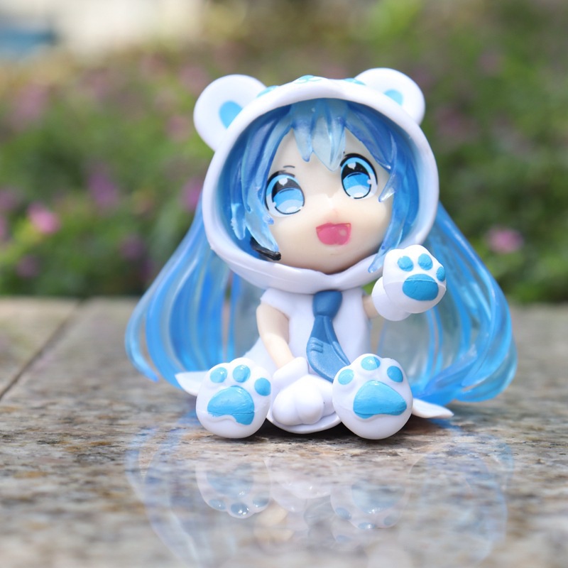 Bộ 5 Mô Hình Nhân Vật Hatsune Miku Dùng Trang Trí