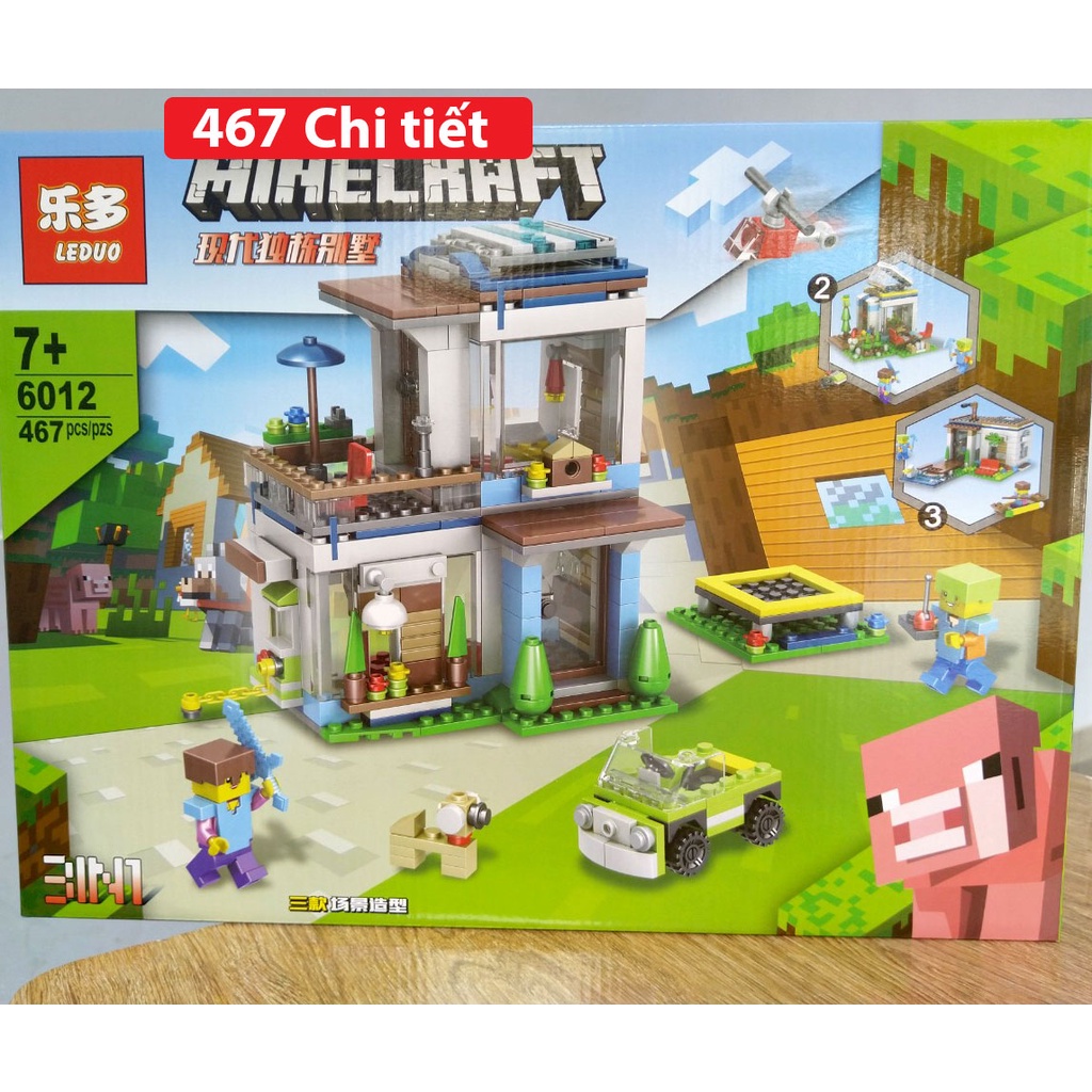 Đồ chơi cho bé mô hình lắp ráp Minecraft My World , Rồng Ender vơi hơn 450 chi tiết nhựa ABS cao cấp