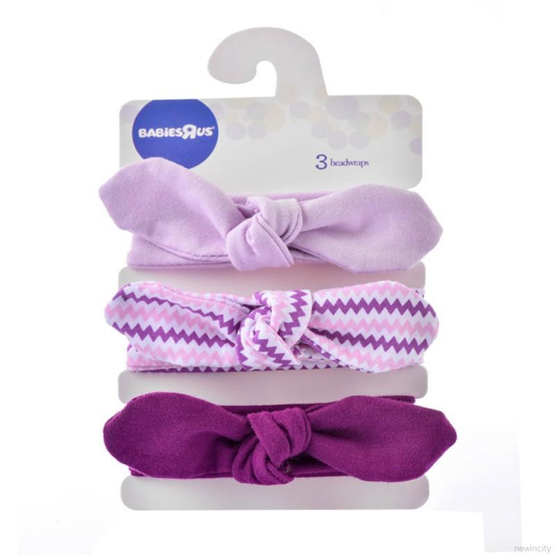 Băng đeo đeo đầu có chi tiết nơ co dãn phong cách Hàn Quốc cho bé gái