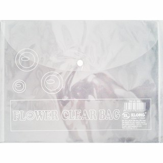 Túi tài liệu Flower clear Bag (400)
