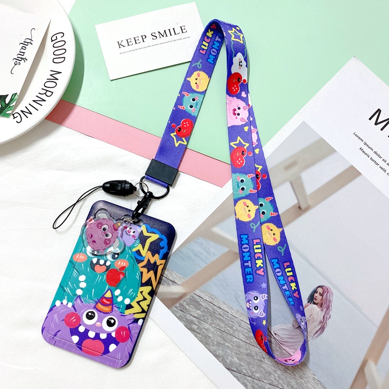 Túi Đựng Thẻ Học Sinh In Hình Hoạt Hình Dễ Thương