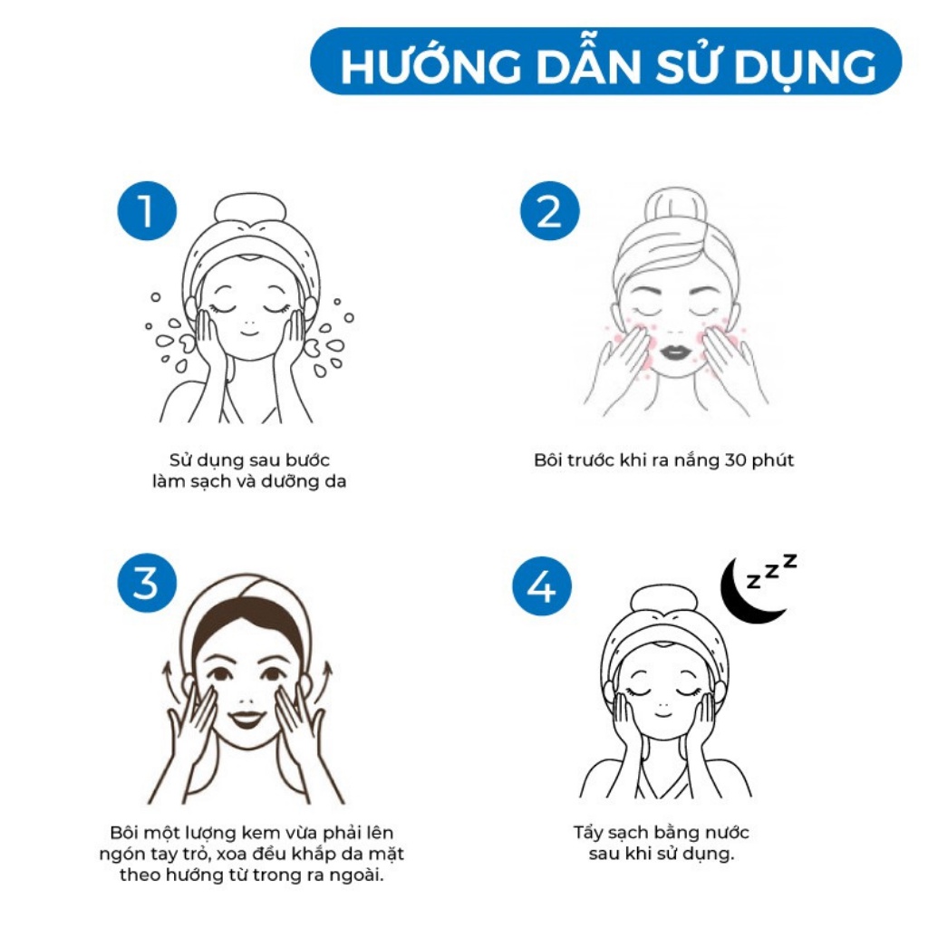 Kem nền trang điểm che khuyết điểm chống nắng BB Cream UV Sun Block 3W Clinic Hàn Quốc 50ml