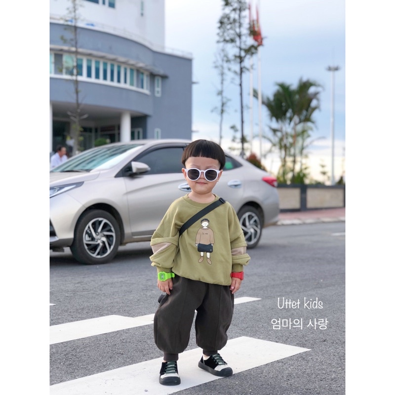 ÁO SWEATER CHO BÉ PHONG CÁCH HÀN QUỐC 1578 FORM CHUẨN SIZE SIÊU ĐẸP