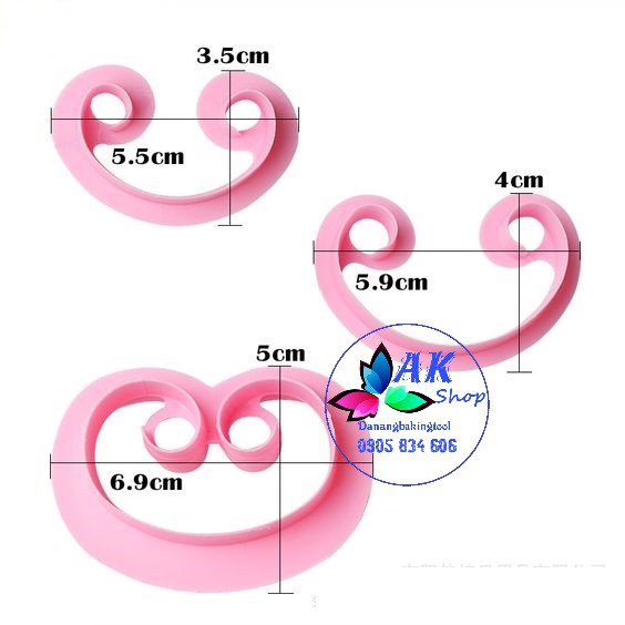 SET 12 KHUÔN CUTTER NHỰA