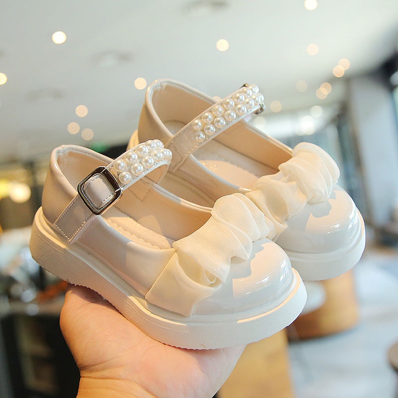 Giày Da Thời Trang Mới 2022 Cho Bé Gái