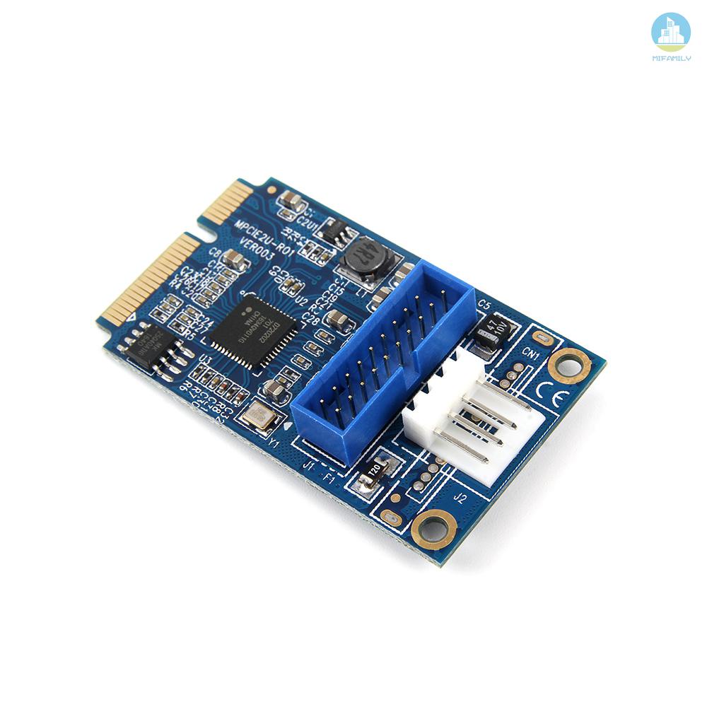 Mi Card Chuyển Đổi Mini Pci-E Sang Usb3.0 20pin / 19pin Thẻ