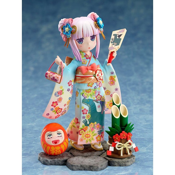 Mô Hình Nhân Vật Kanna Kamui Mặc Kimono 18CM Trong Phim no Maid Dragon