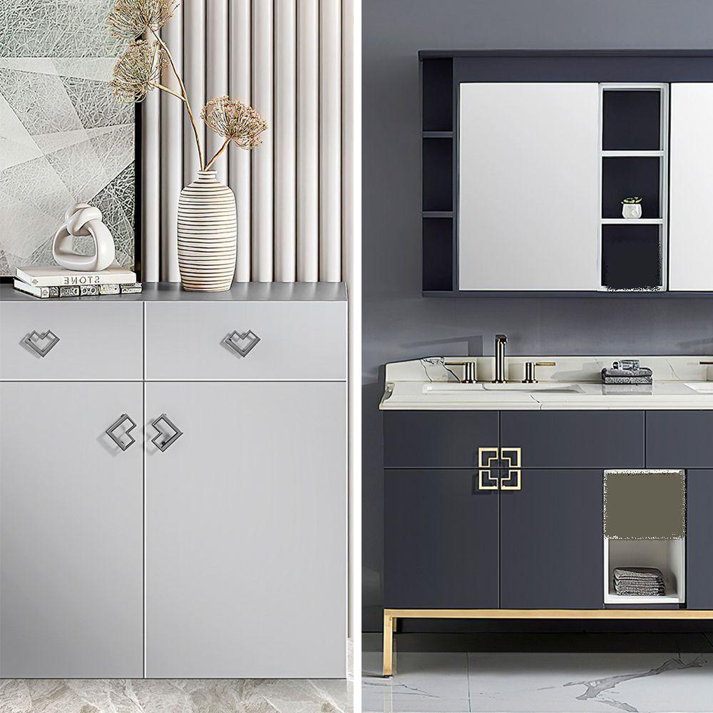 KUNHEV Tay Nắm Cửa Tủ Bằng Hợp Kim Kẽm Hình Trái Tim