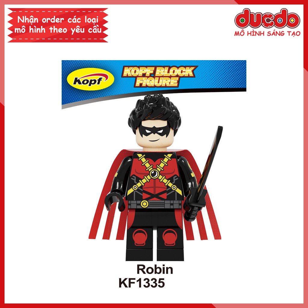 Minifigures các siêu anh hùng Batman, IronMan, Superman tuyệt đẹp - Đồ Chơi Lắp Ghép Xếp Hình Mini Mô hình Kopf KF6115