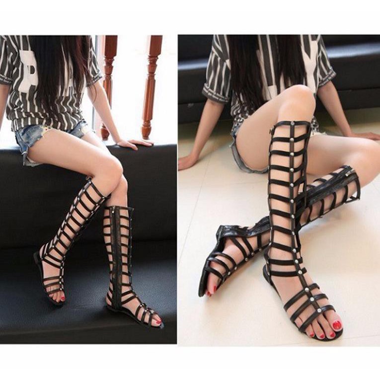 Giày sandal chiến binh ngang gối
