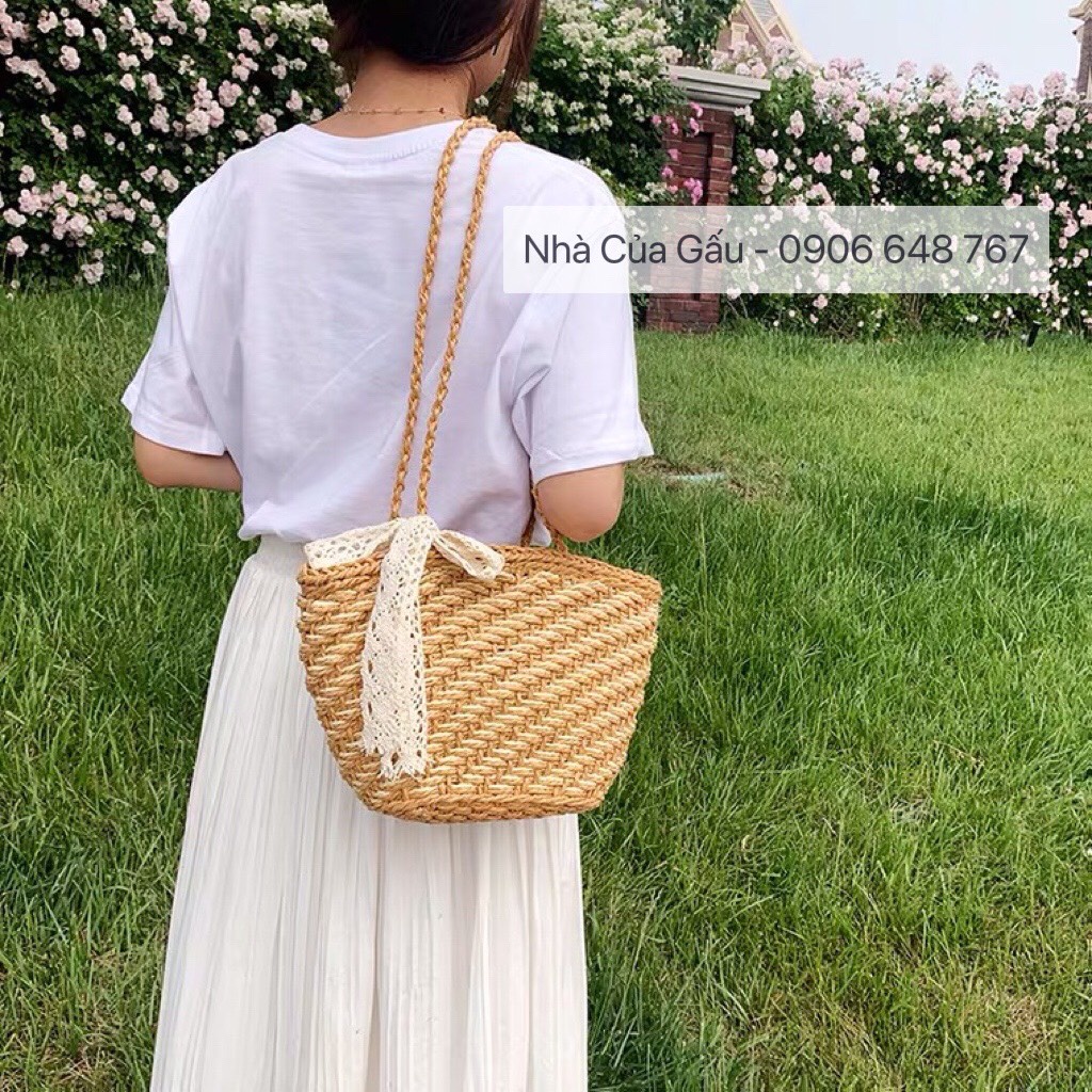 Combo túi, nón đi chơi chụp hình đẹp bá cháy