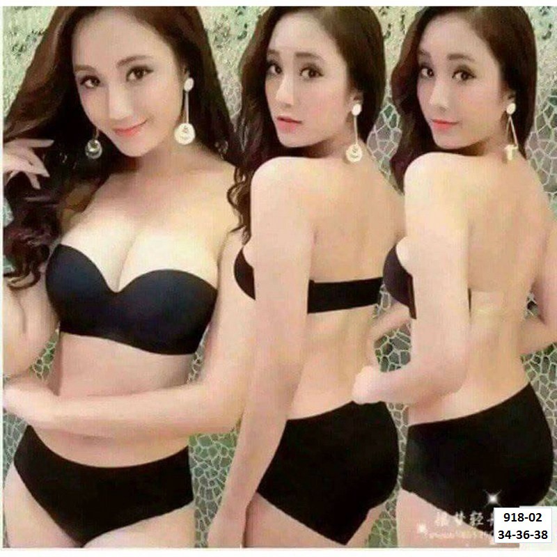 Áo Lót Đúc chống tụt kèm dây trong + dây vải MS918
