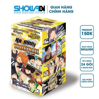 [LIFEM2256 - 12% đơn 250K] Bộ cờ bóng chuyền Haikyu - Hộp mở rộng HV-04 24 gói