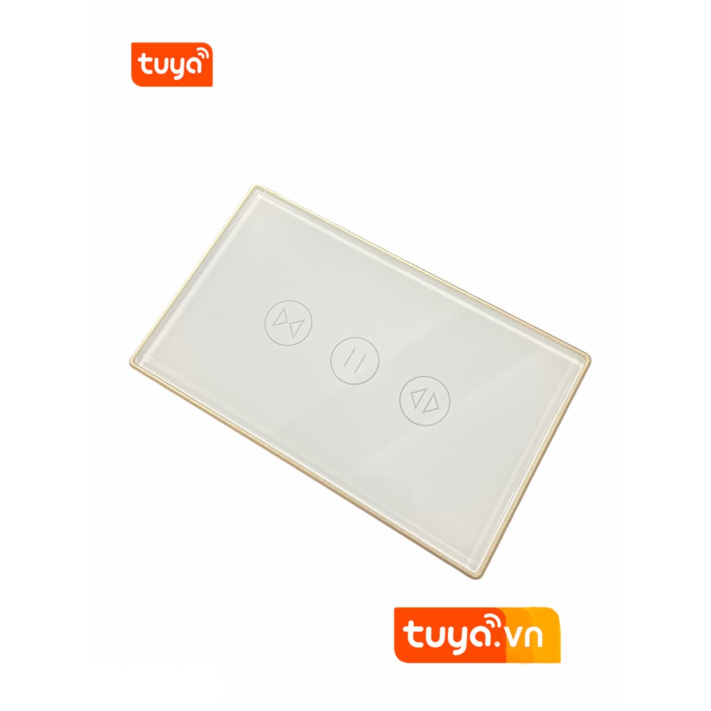 Công Tắc Điều Khiển Cửa Cuốn Đảo Chiều Động Cơ Viền Kim Loại Wifi Tuya CS1v2