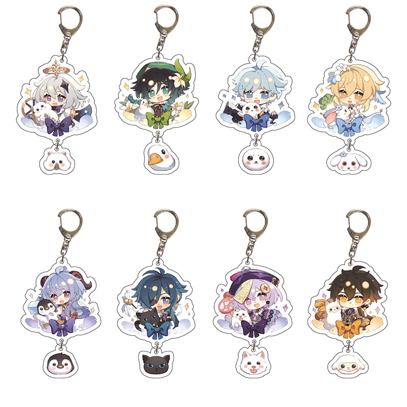 Tmdbyx Móc Khóa Nhựa Acrylic Hình Nhân Vật Trong Game Sưu Tầm