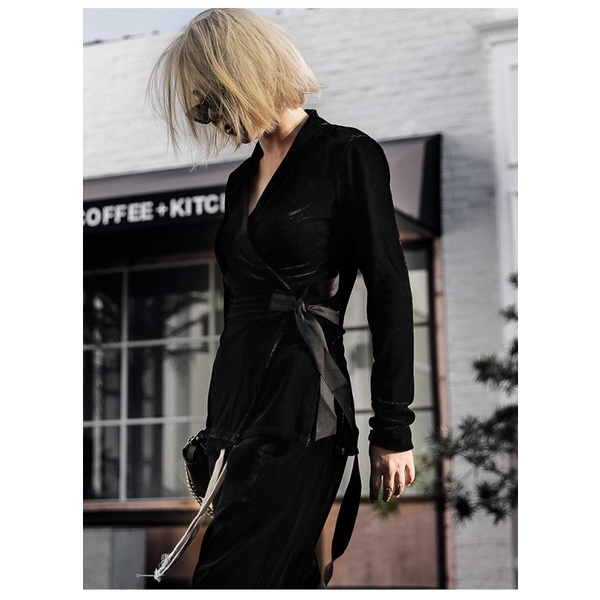 Áo Vest nữ thiết kế nhung cao cấp Gemmi fashion, AS662