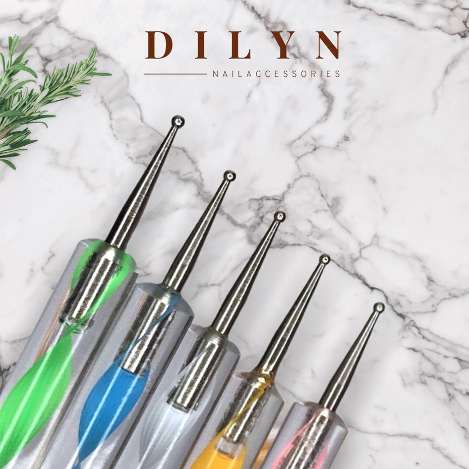 Phụ Kiện Nail - Set 5 Bút Chấm Bi Trang Trí Móng