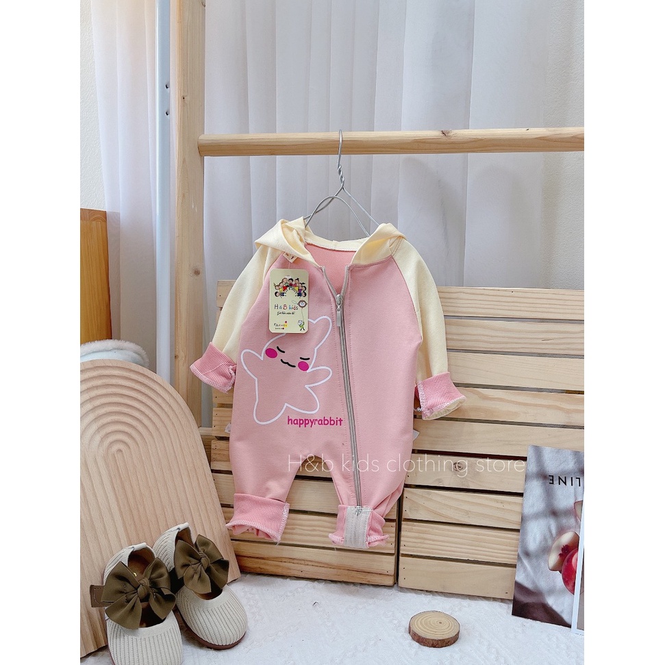 Body kéo khoá cho bé trai và bé gái 5-13kg