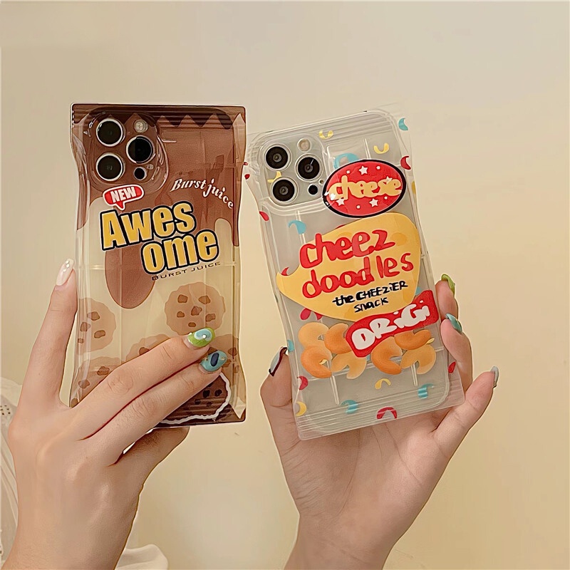 Ốp Lưng iPhone Hình Túi Kẹo Awesome và Cheez 7plus/8plus/x/xs/xsmax/11/12/13/promax