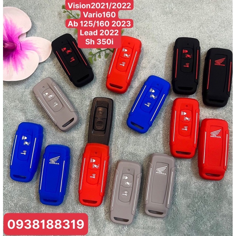 Bọc chìa khoá smartkey Honda 2022 bảo vệ remote cho xe ab, vision, sh mode, vario 160,... các dòng xe có remote tương tự