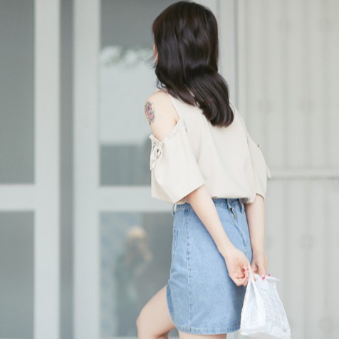 Áo Thun Tay Ngắn Cổ Tròn Màu Trơn 21823