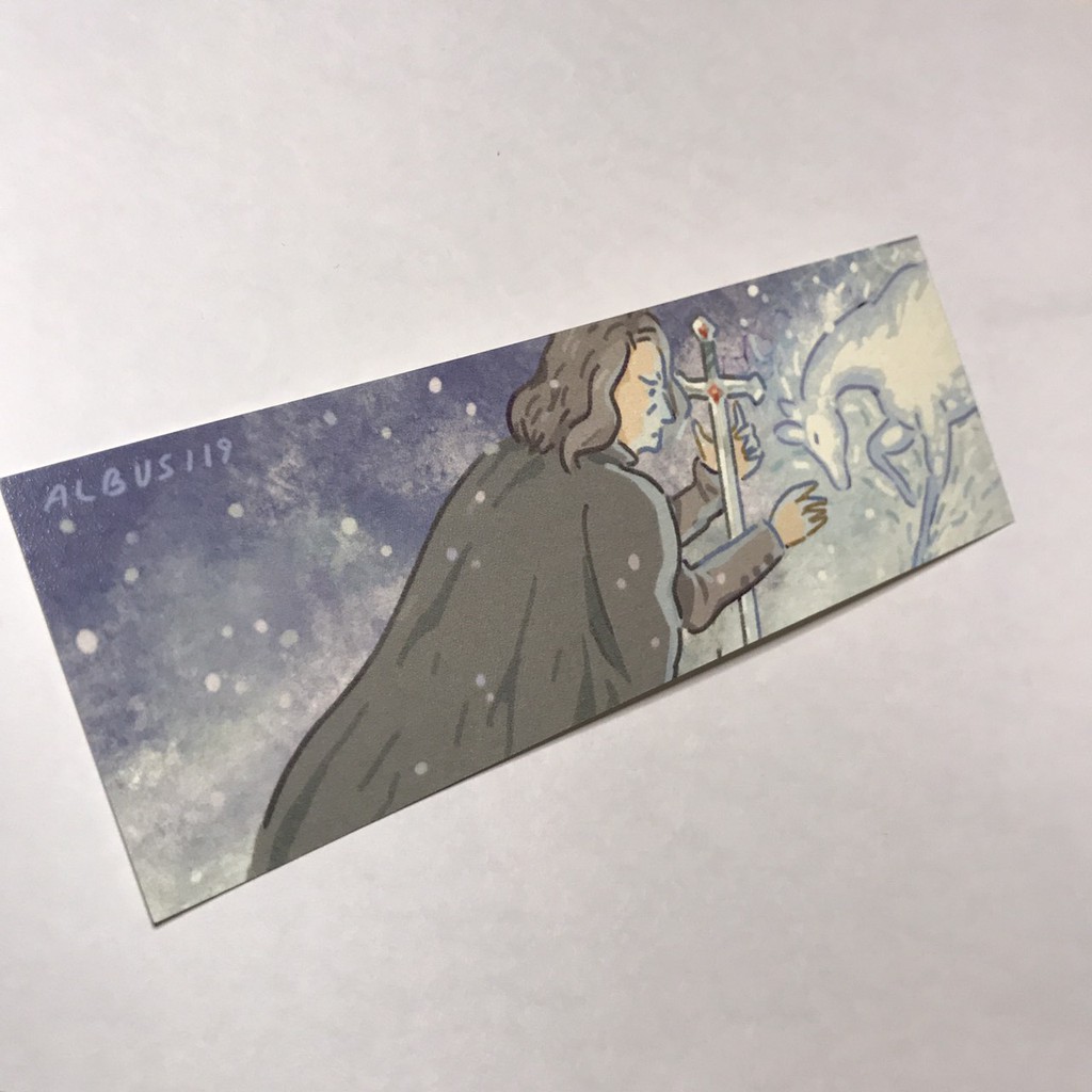 Kẹp sách 15x5cm chủ đề Harry Potter [HÀNG THIẾT KẾ] l Zip A1 | bookmark Harry Potter albus119