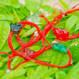 Sỉ 10 dây chỉ đỏ hồ ly may mắn