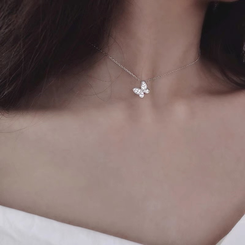 Dây chuyền,vòng cổ cánh bướm đính đá