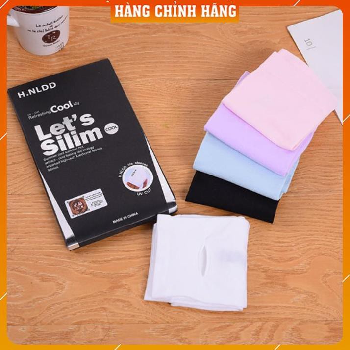 [Cotton Lạnh Cao Cấp] Găng Tay Chống Nắng Xỏ Ngón Hàn Quốc Let’s Slim, Bao Tay Chống Nắng
