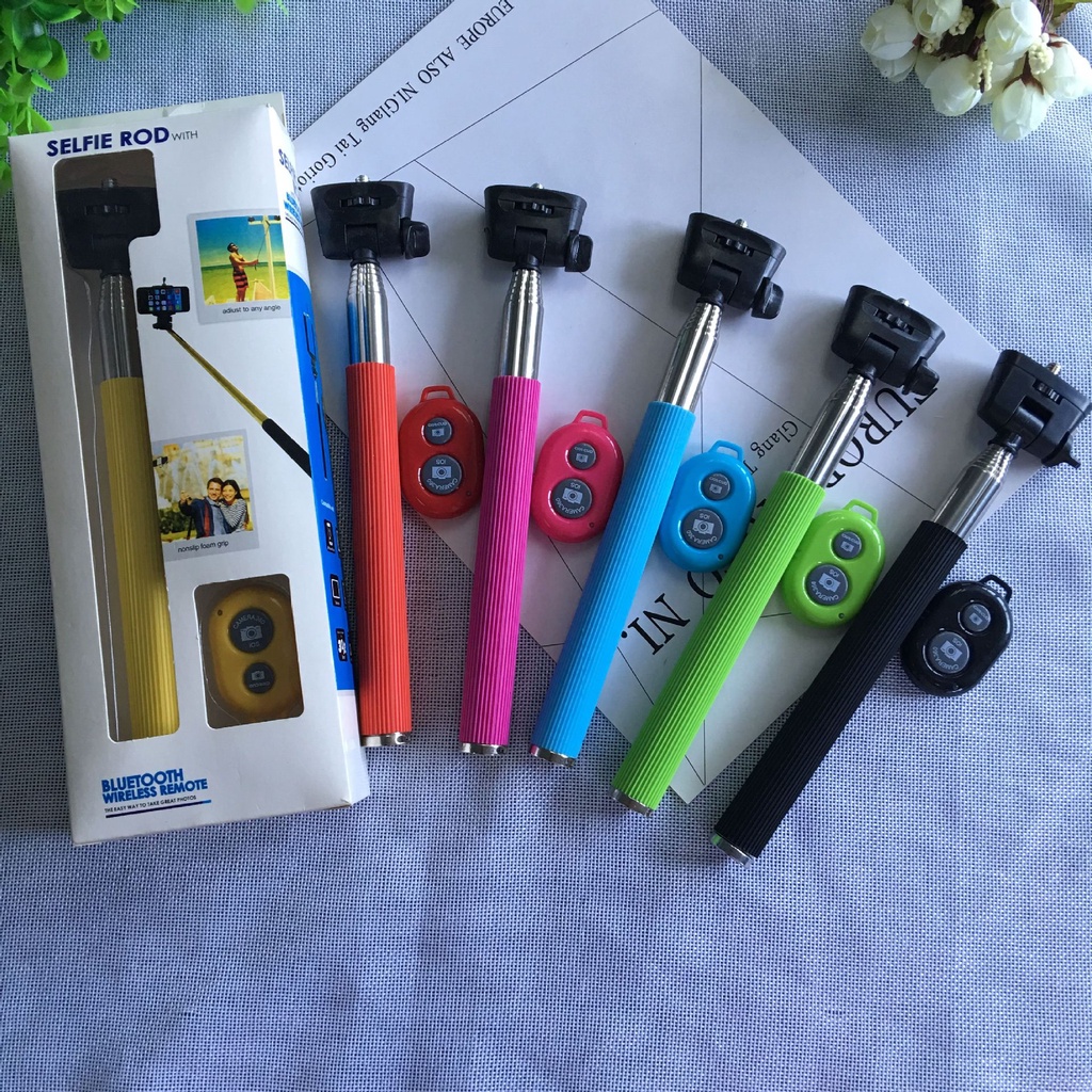 ▬✳Gậy chụp ảnh tự sướng di động cầm tay không viền Máy ảnh ngang di động Gậy chụp ảnh tự sướng Bluetooth Gậy chụp ảnh tự